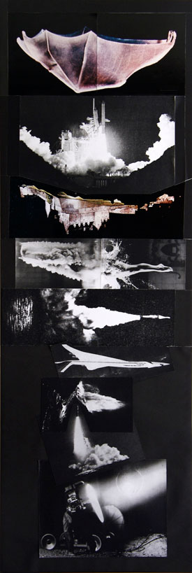 Bat Wings on Top (1998) 15" × 44.5"