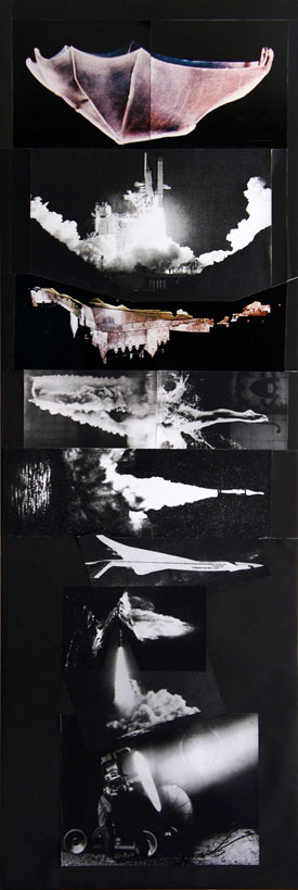 Bat Wings on Top (1998) 15" × 44.5" Bat Wings on Top (1998) 15" × 44.5"